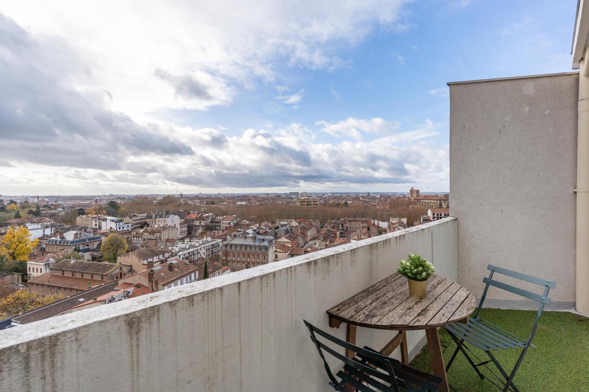 Le Panoramique - Clim, Balcon, Superbe Vue, Wifi Apartment Toulouse Exterior photo